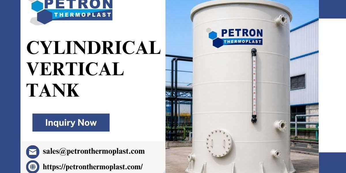 Industrial Cylindrical Vertical Tank with Excellent Durability